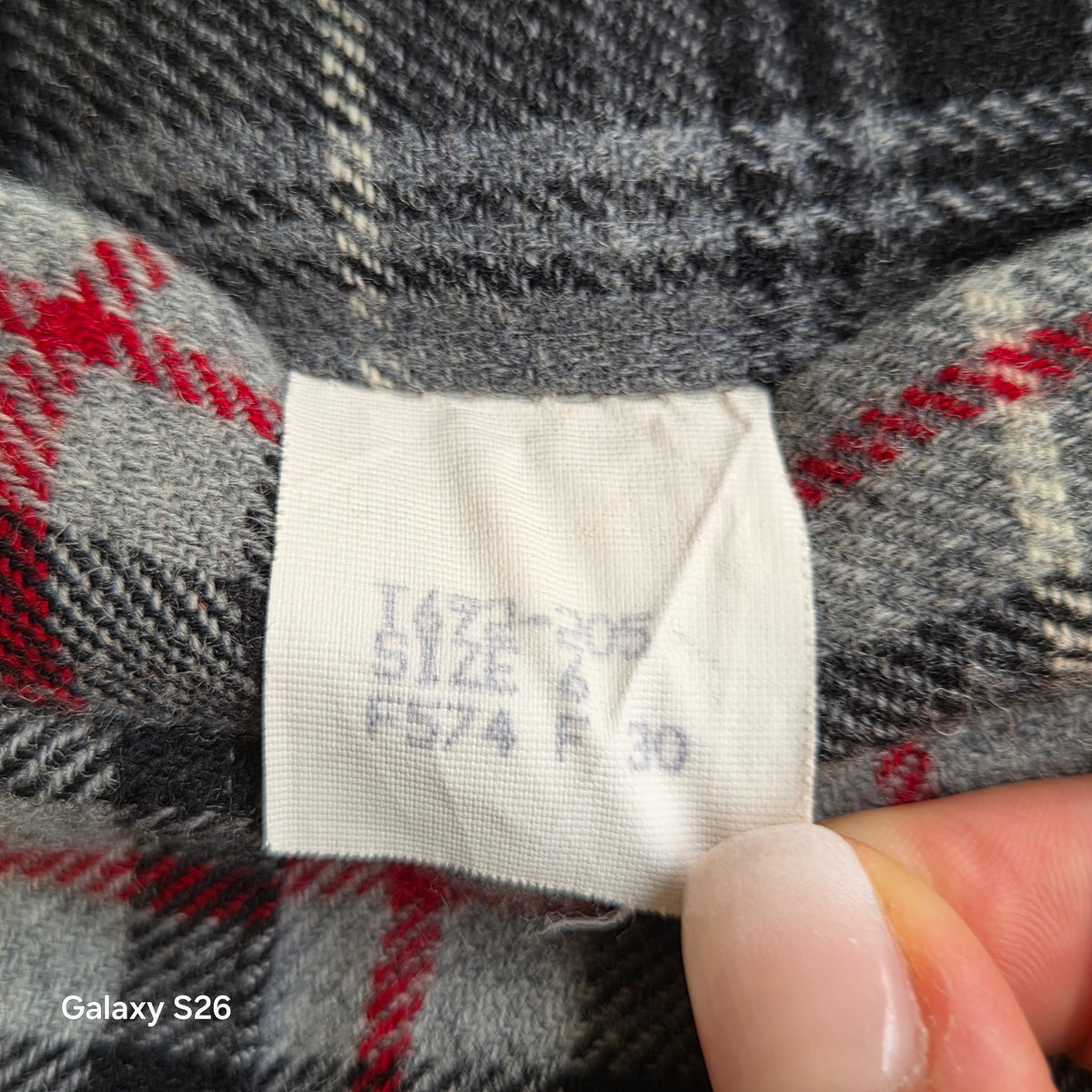 Jupe longue vintage Pendleton à carreaux 100 % laine – 34