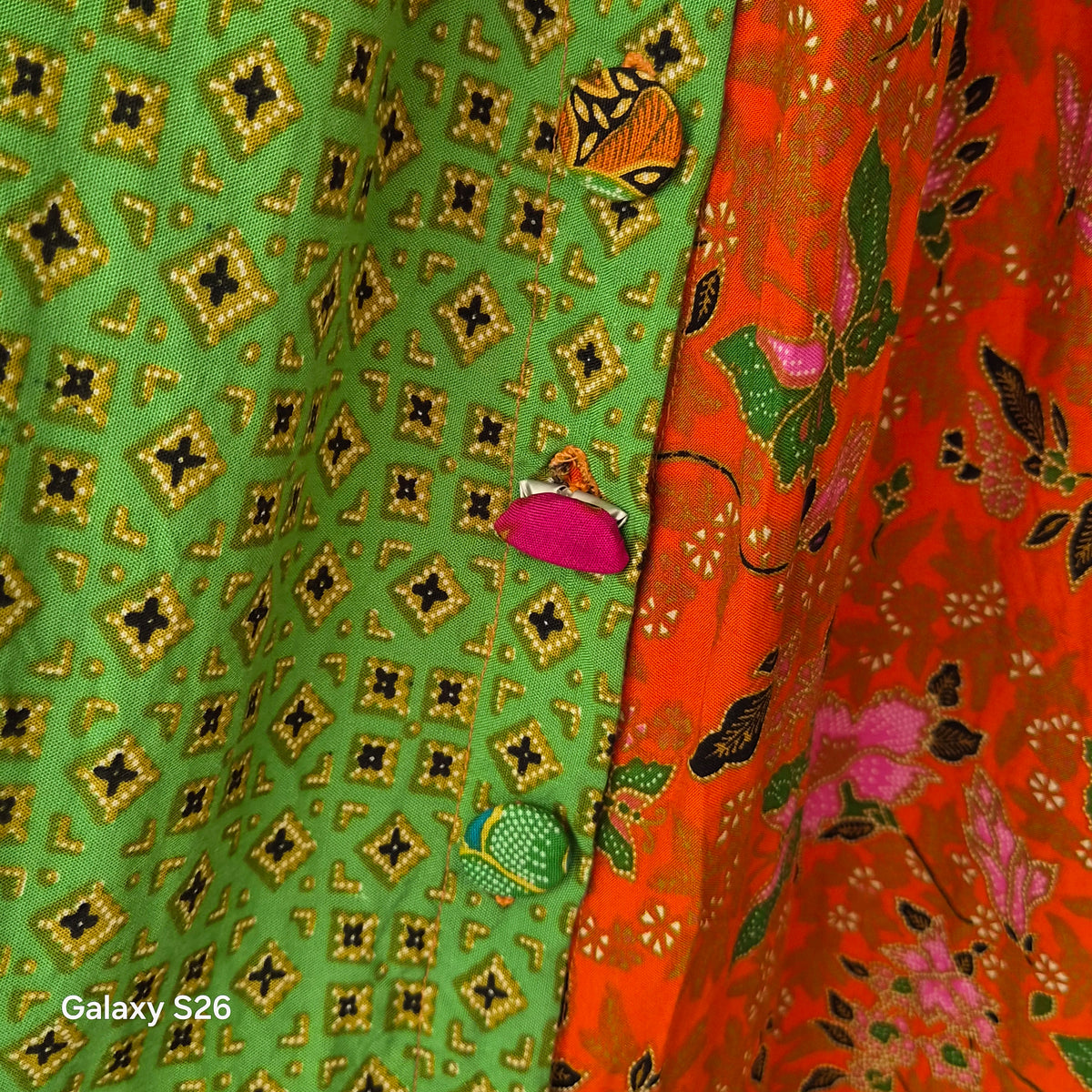 Jupe longue Patricia Hermann patchwork multicolore – Taille L
