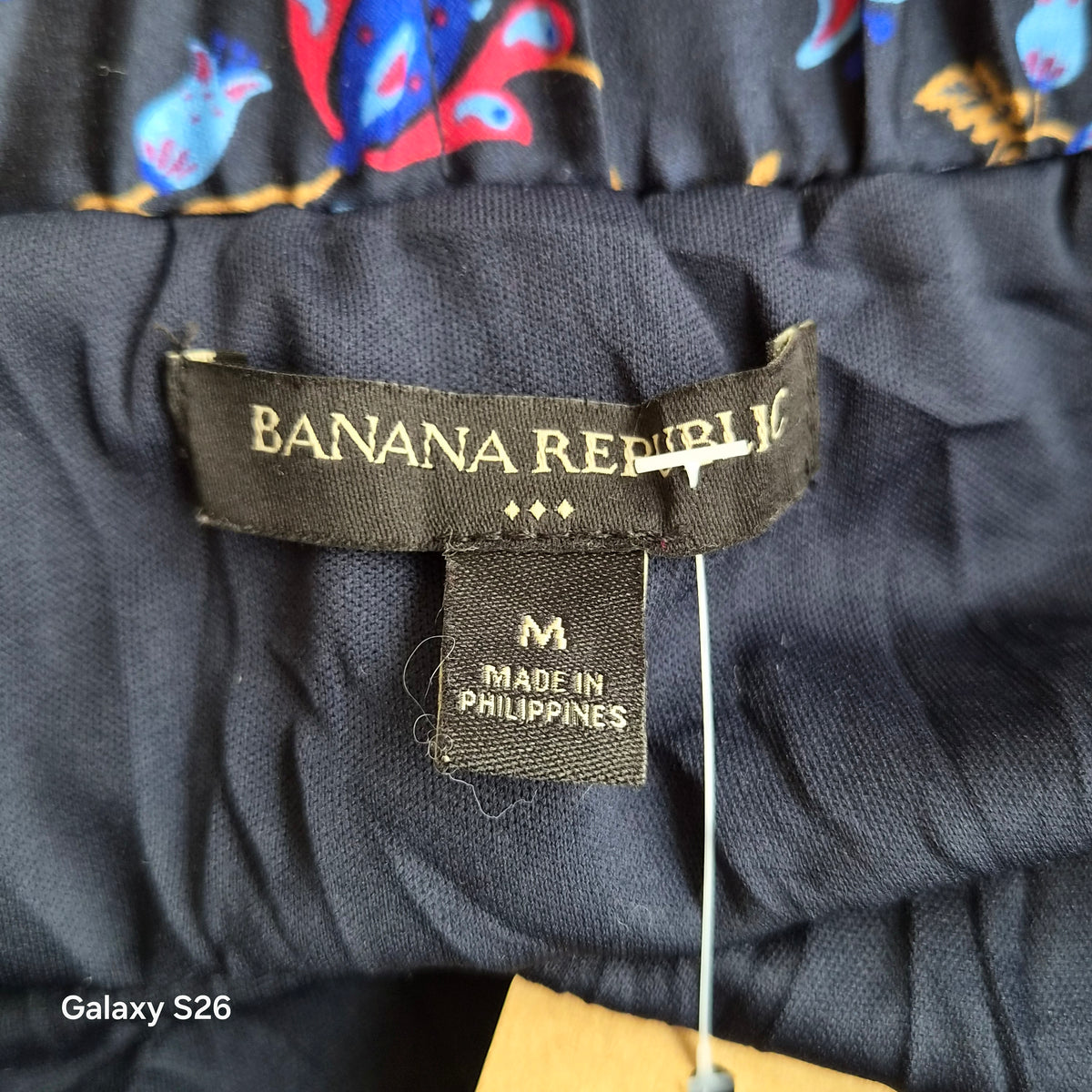 Jupe longue plissée Banana Republic fleurie taille M
