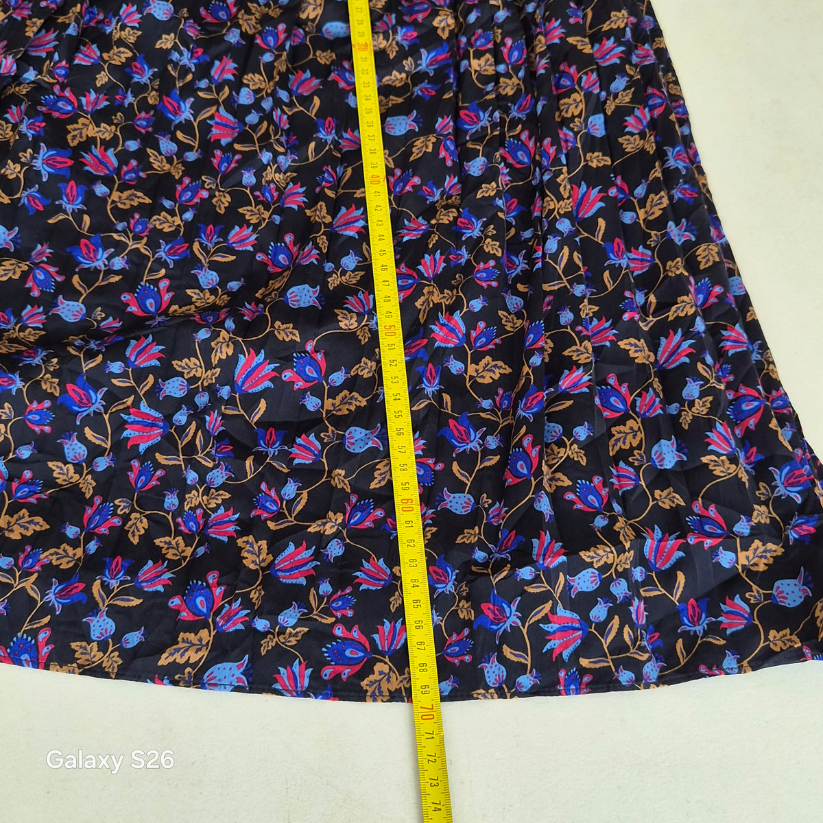 Jupe longue plissée Banana Republic fleurie taille M