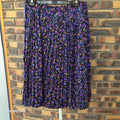 Jupe longue plissée Banana Republic fleurie taille M