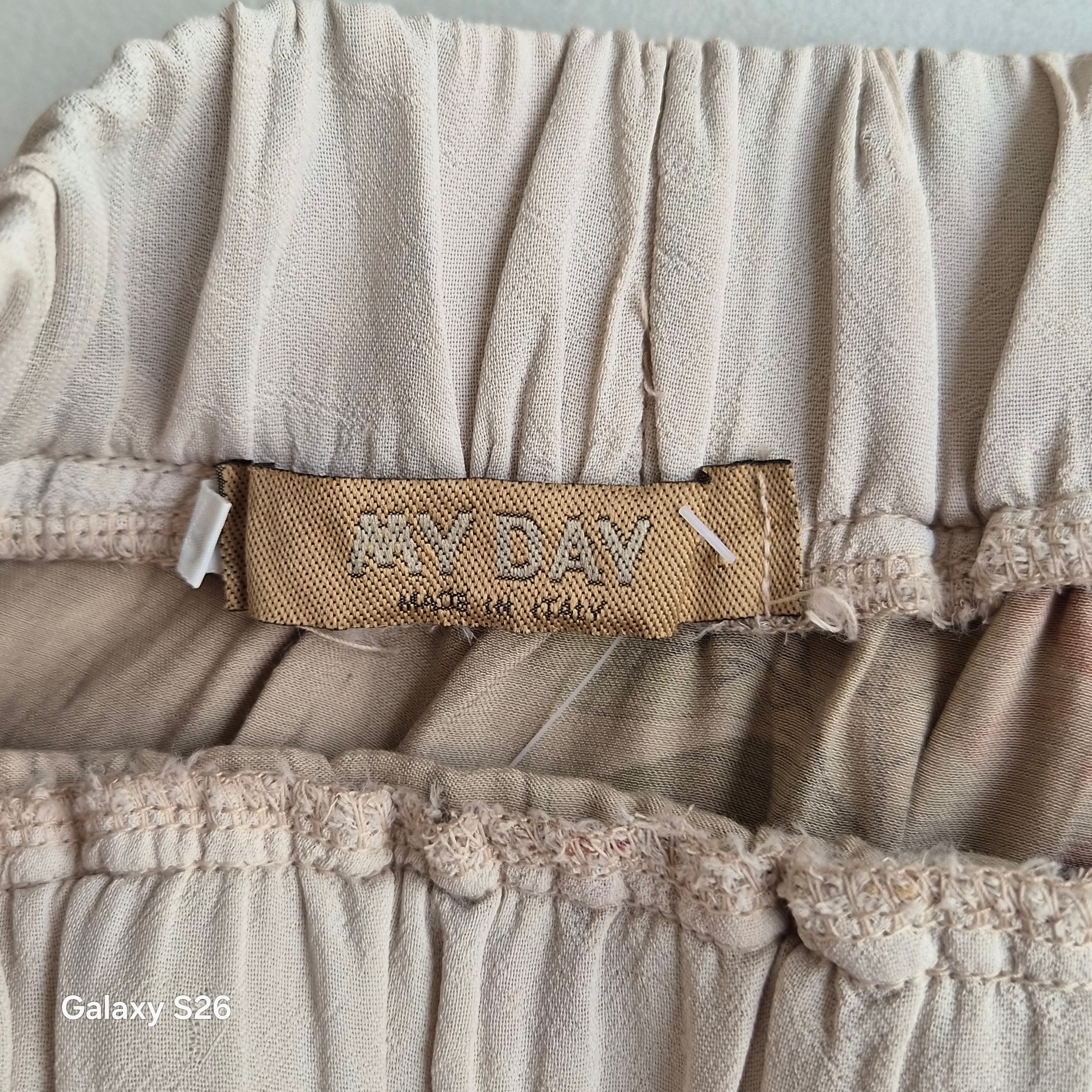 Jupe longue My Day Made in Italy beige taille S