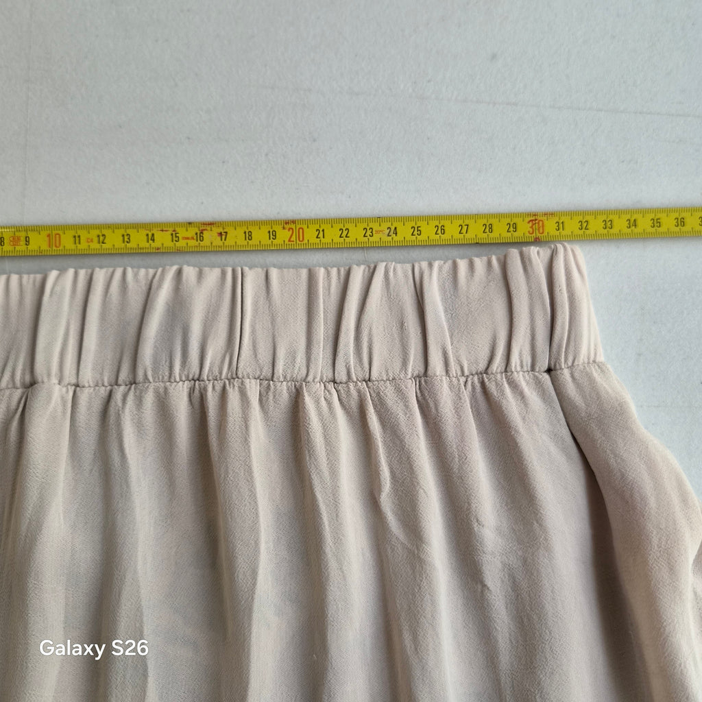 Jupe longue My Day Made in Italy beige taille S
