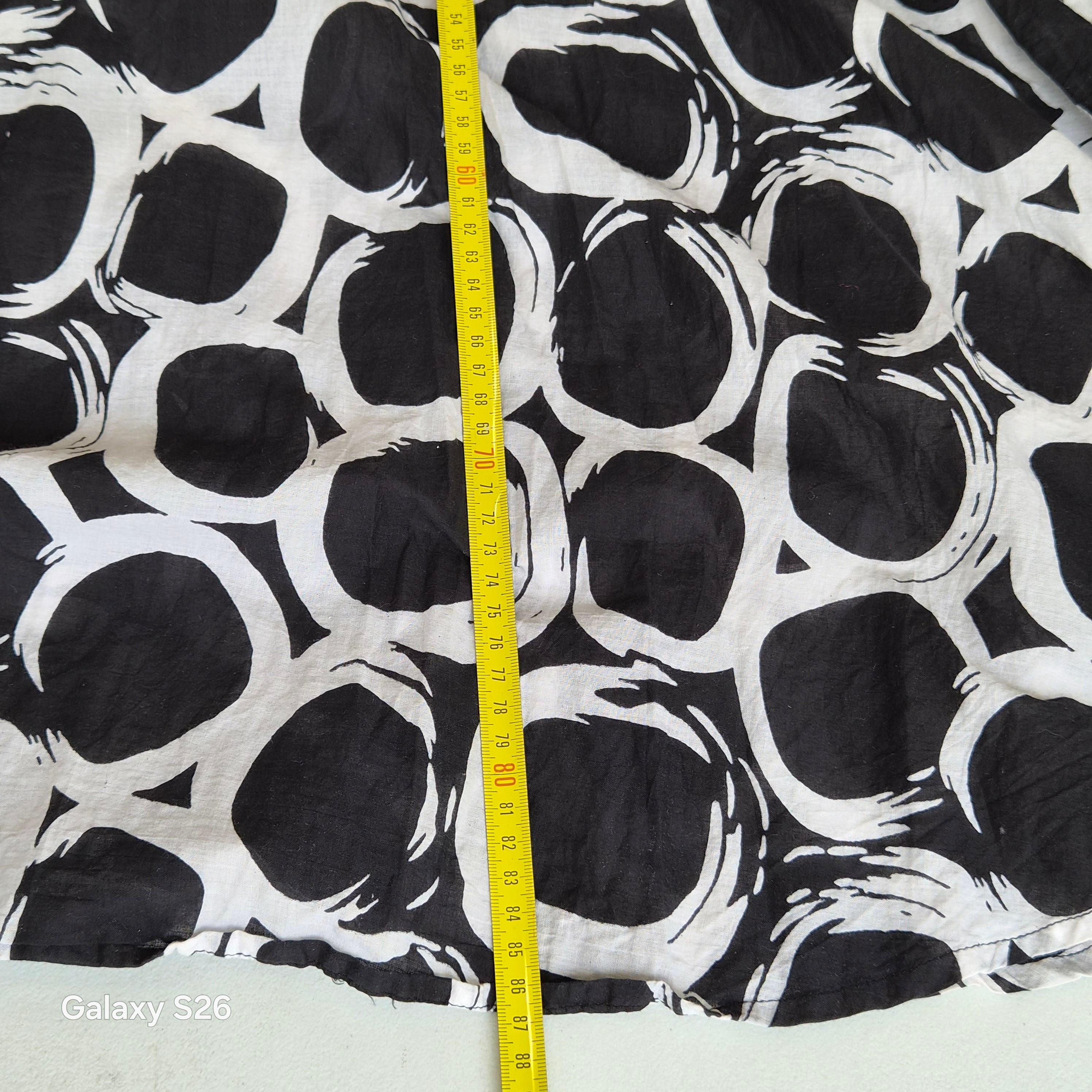 Jupe longue Grace Elements noire et blanche taille M