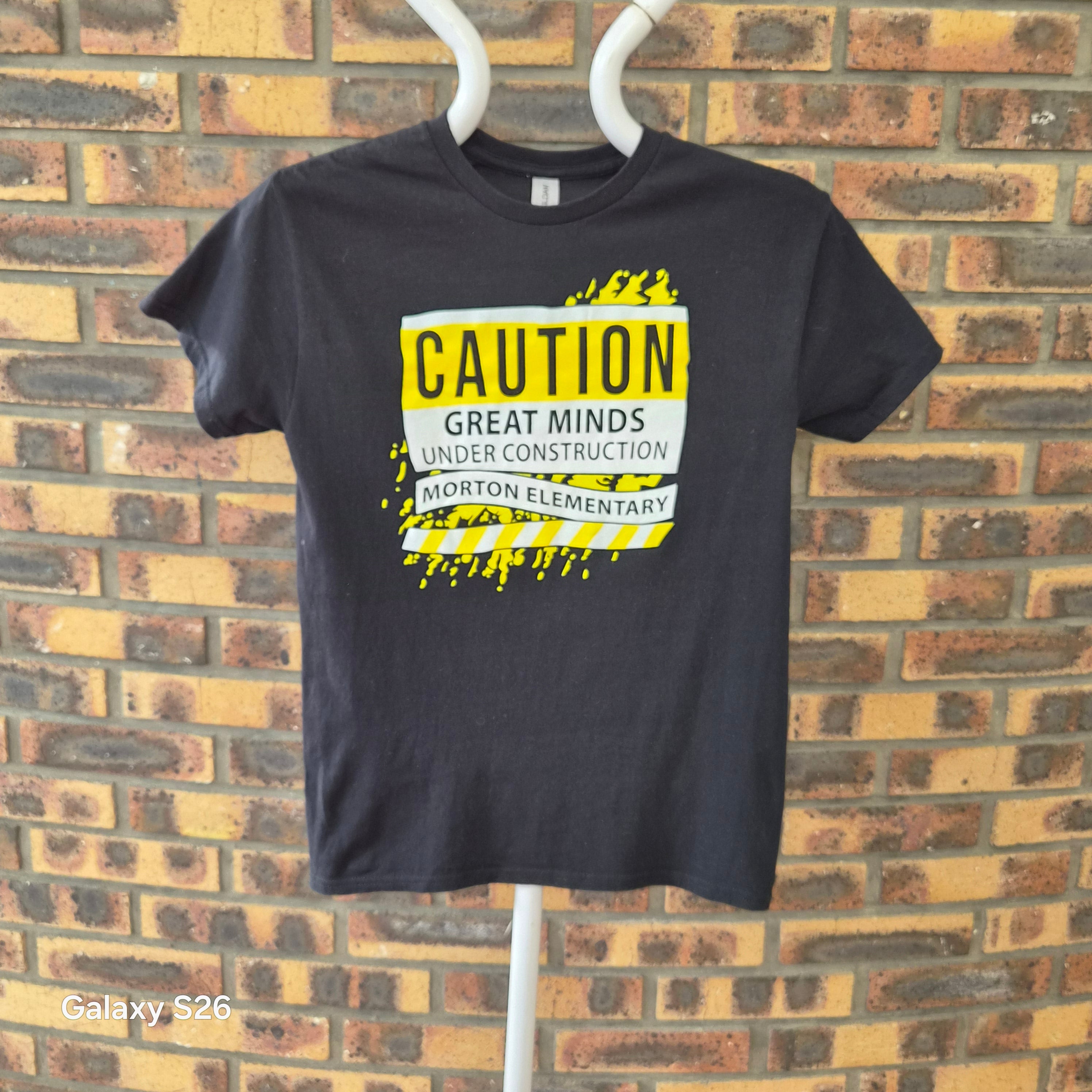 T-shirt Gildan Morton Elementary USA noir taille S