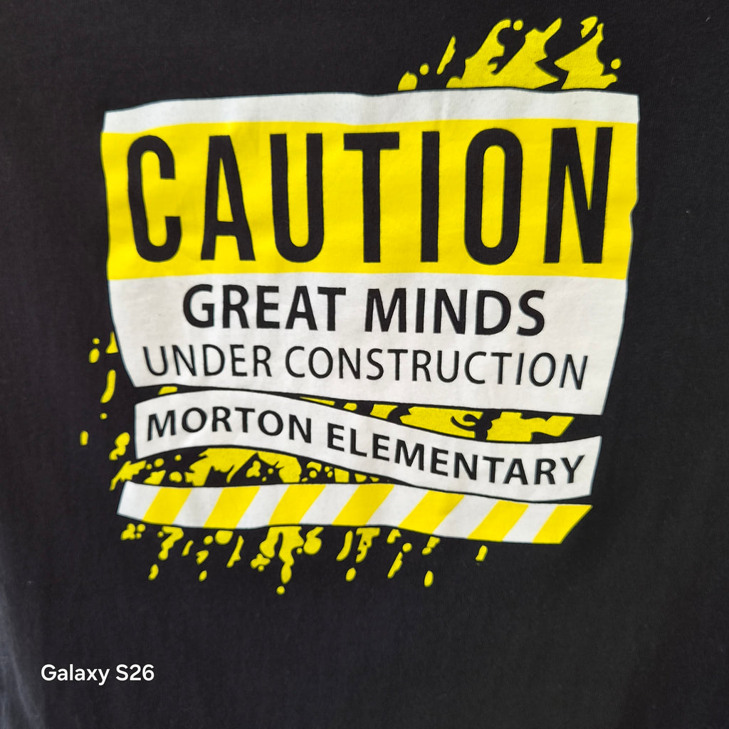 T-shirt Gildan Morton Elementary USA noir taille S