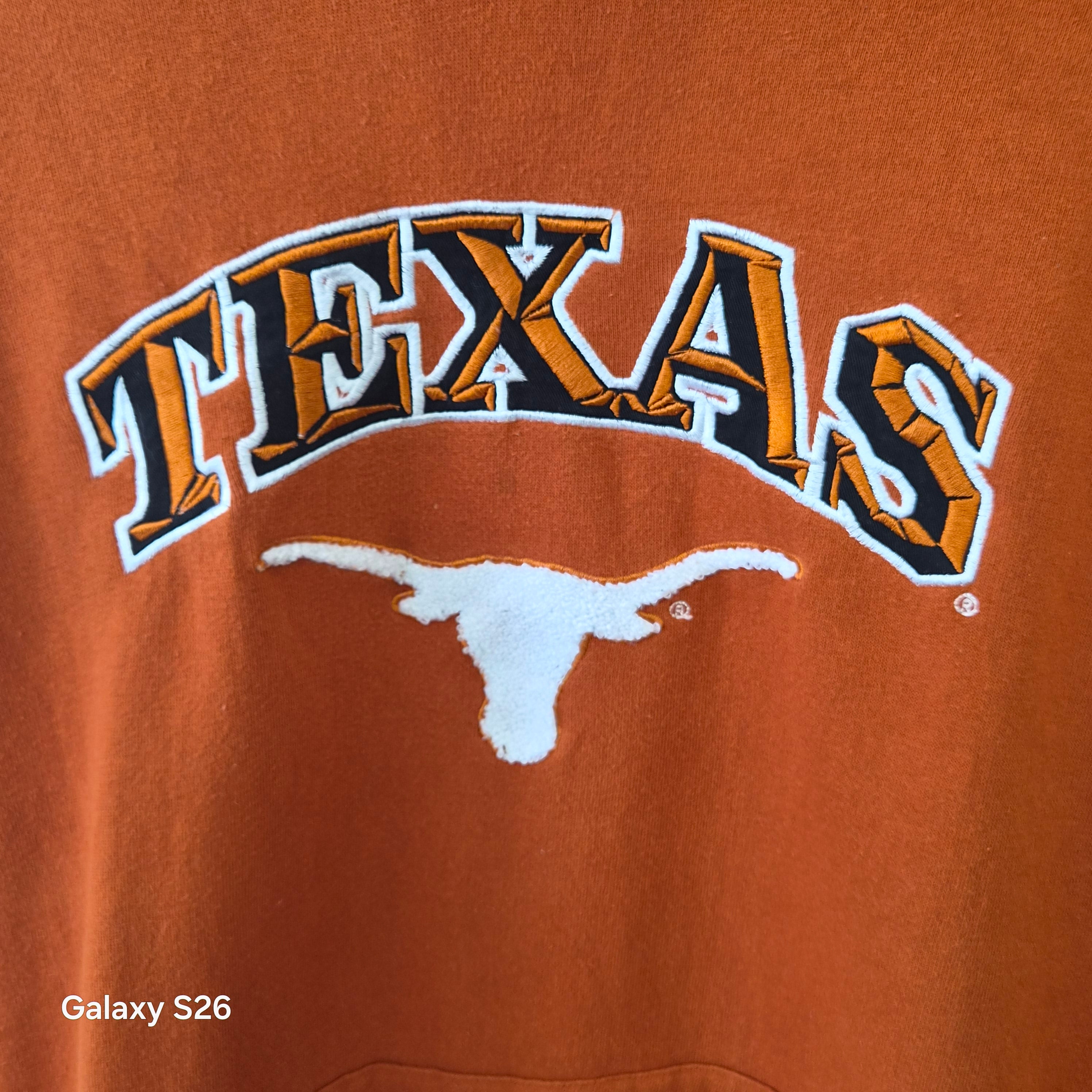 Sweat à capuche vintage Texas Longhorns Colosseum orange taille XL