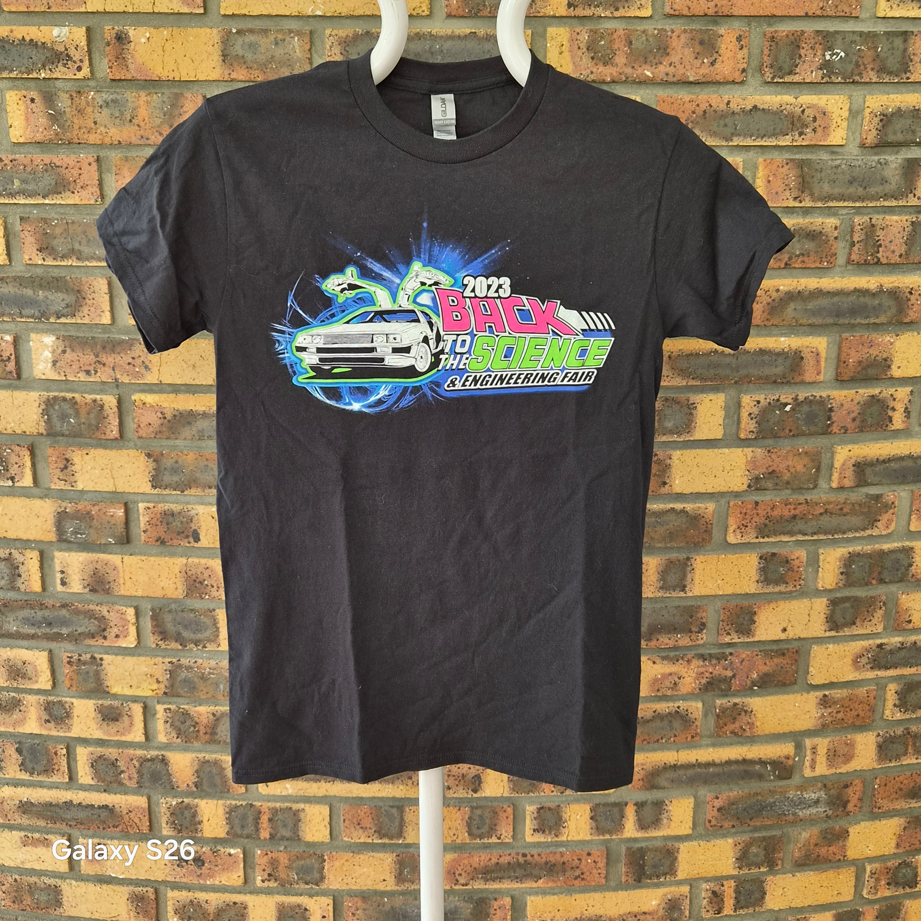 T-shirt Gildan Back to the Science noir taille S