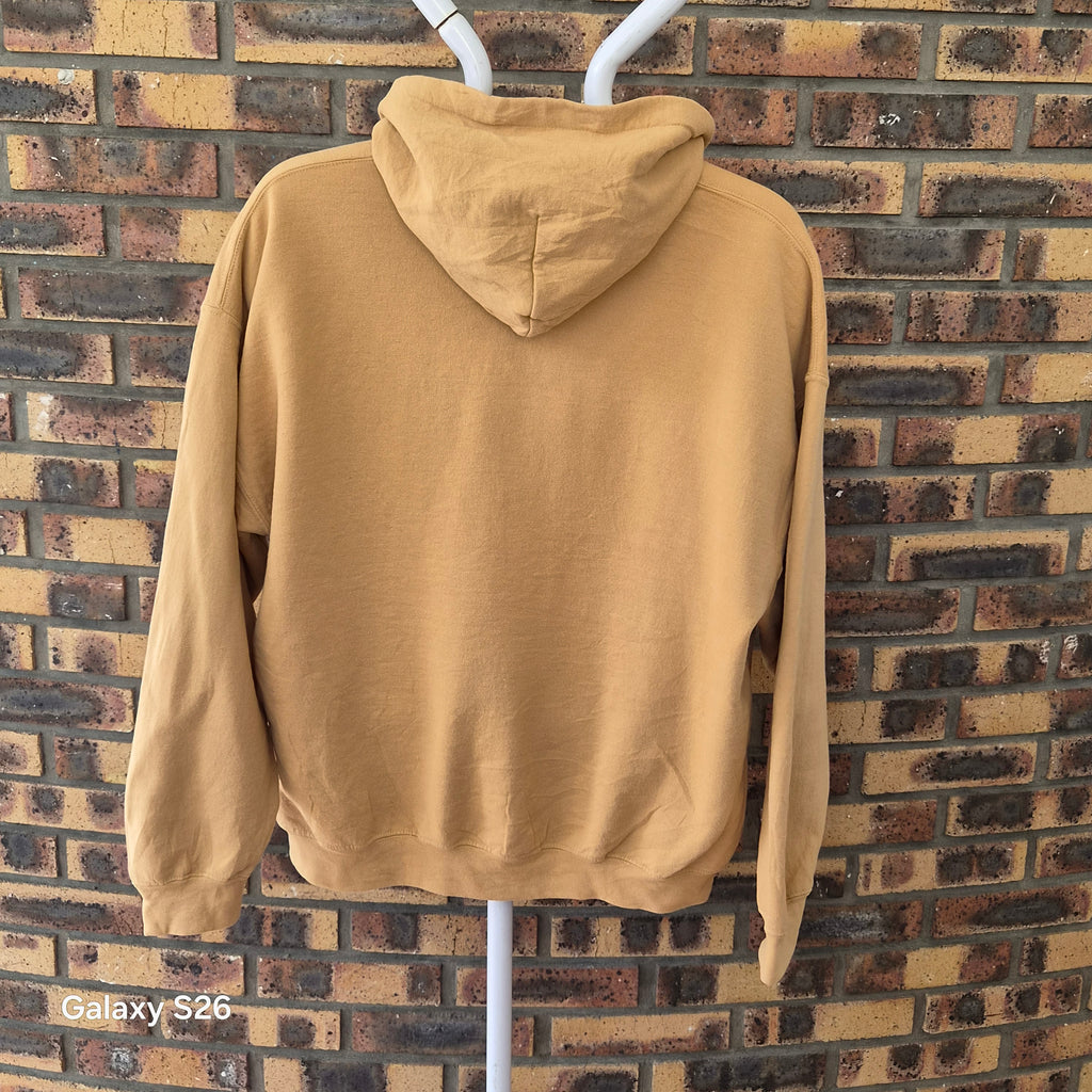 Sweat Gildan Alpha Phi college américain camel taille XL