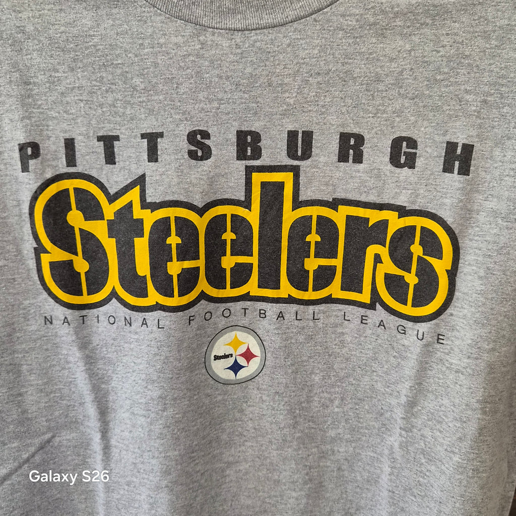 T-shirt NFL Pittsburgh Steelers gris – L