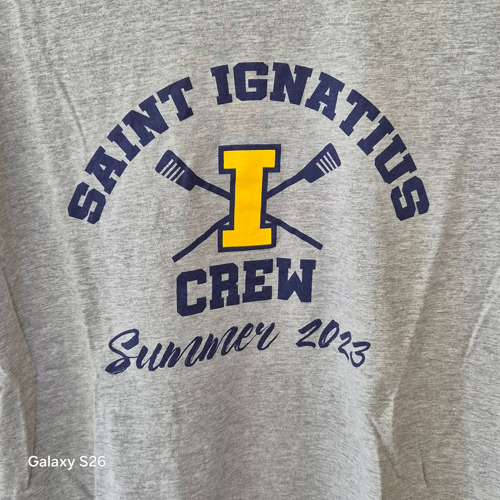 T-shirt Gildan Saint Ignatius Crew Summer 2023 gris L