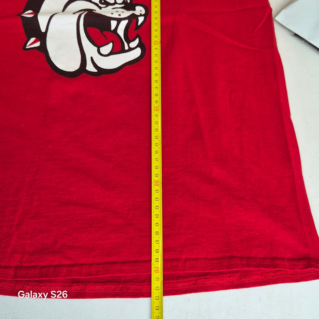 T-shirt Hanford High School Bullpups Californie rouge taille L