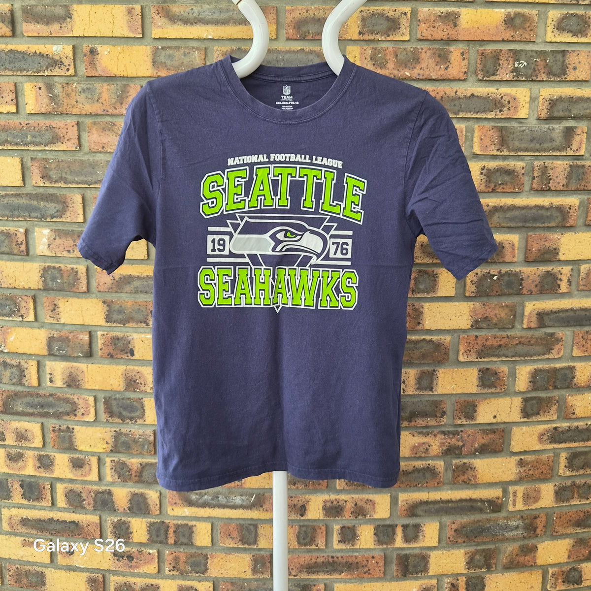T-shirt NFL Seattle Seahawks 1976 bleu marine XXL
