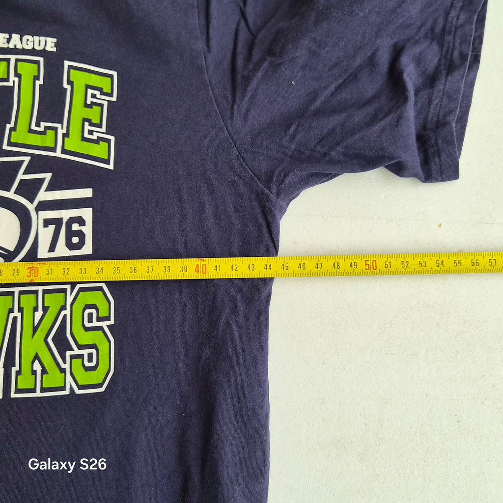 T-shirt NFL Seattle Seahawks 1976 bleu marine XXL