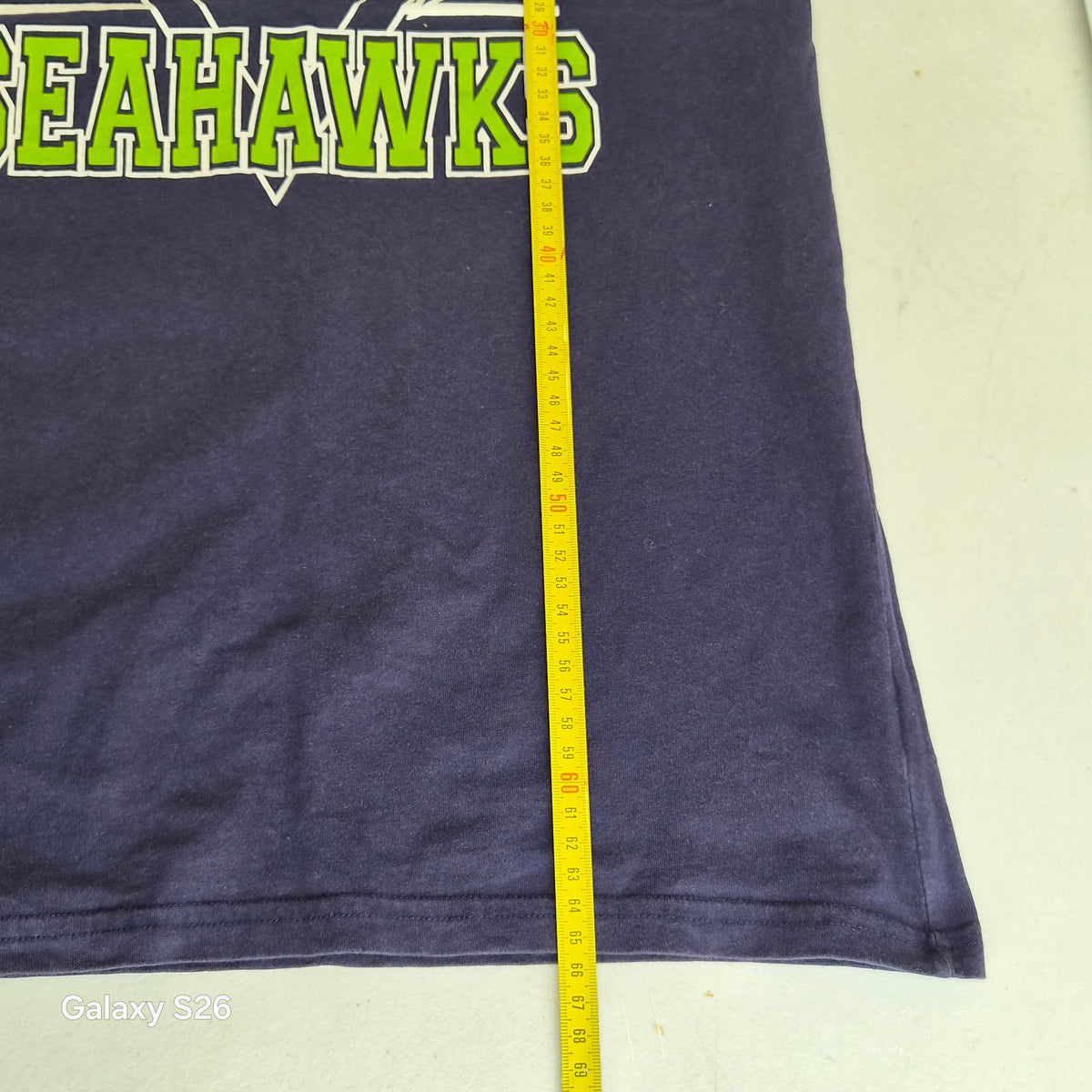 T-shirt NFL Seattle Seahawks 1976 bleu marine XXL