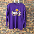 T-shirt manches longues Gildan UNI Panthers Iowa violet XL
