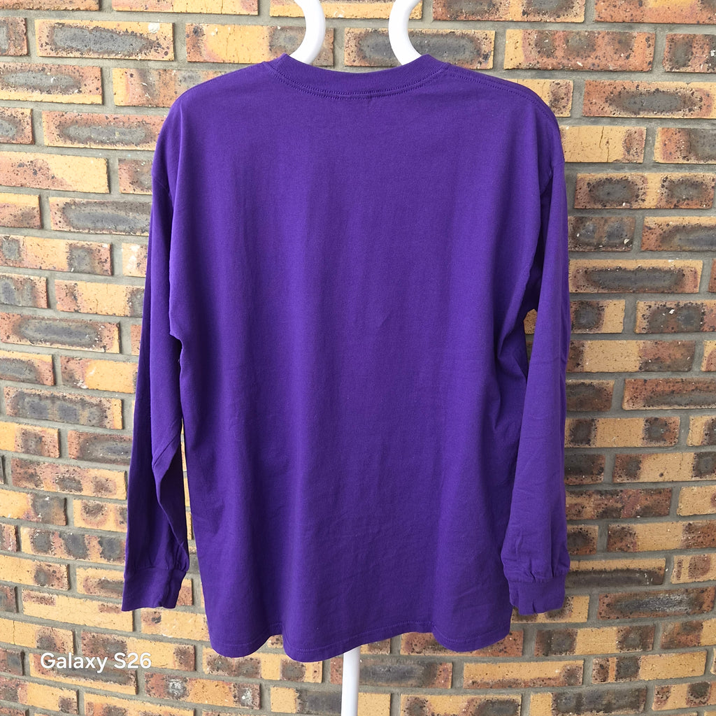 T-shirt manches longues Gildan UNI Panthers Iowa violet XL