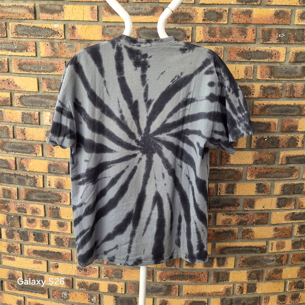 T-shirt tie-dye Barnstormer Baseball noir et gris – XL