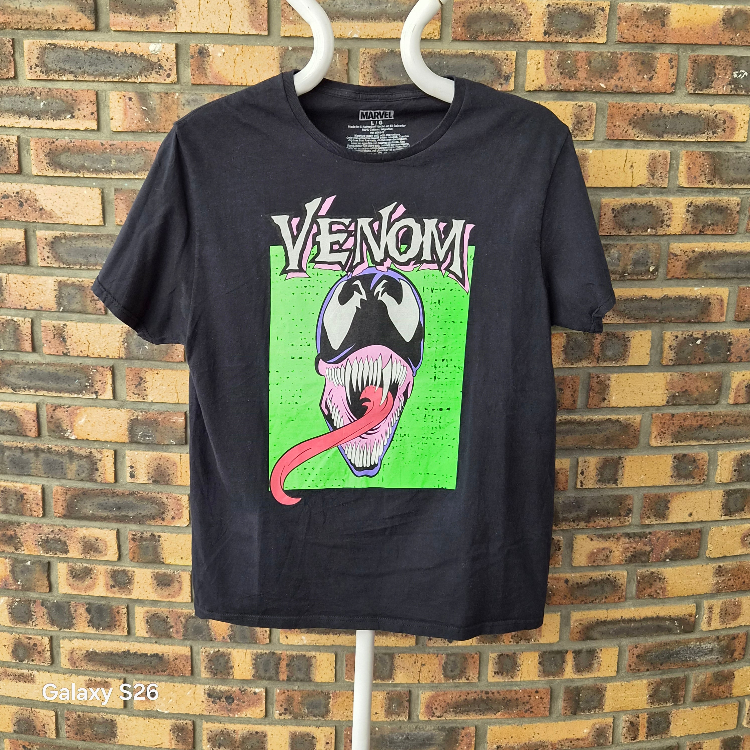 T-shirt Marvel Venom noir graphique taille L