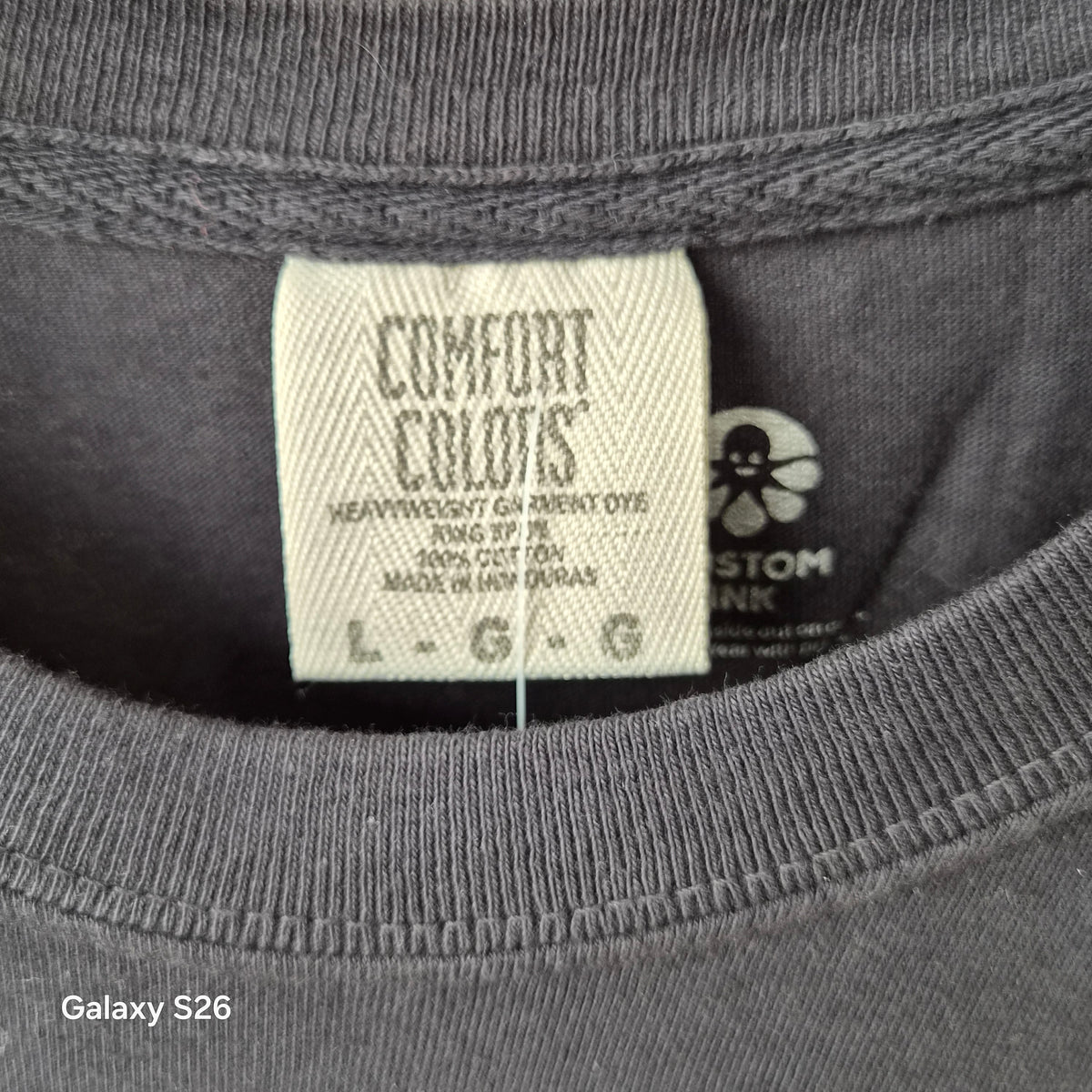 T-shirt Comfort Colors IDEX Denver Safety Team noir – L