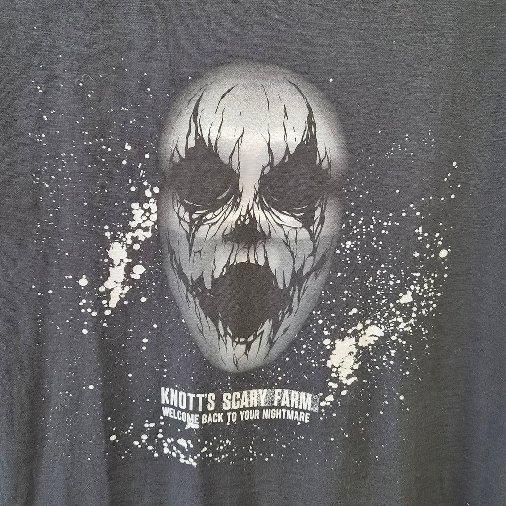 T-shirt Knott’s Scary Farm Welcome Back to Your Nightmare noir – L