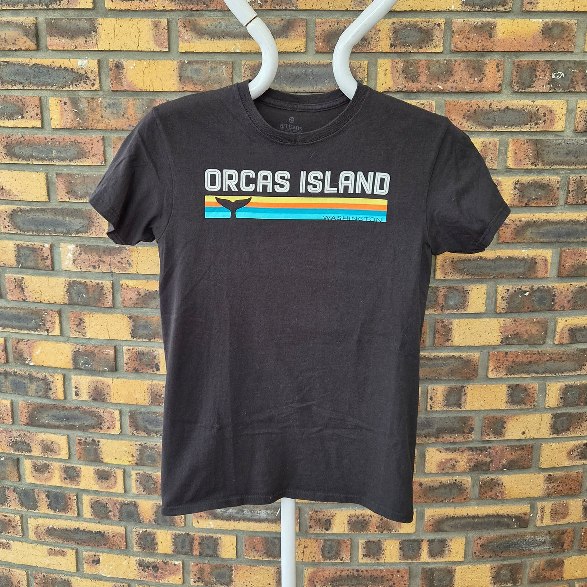 T-shirt Artisans Orcas Island Washington noir – S