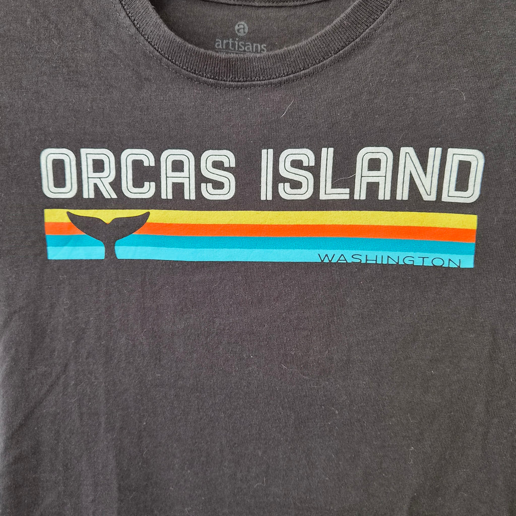 T-shirt Artisans Orcas Island Washington noir – S