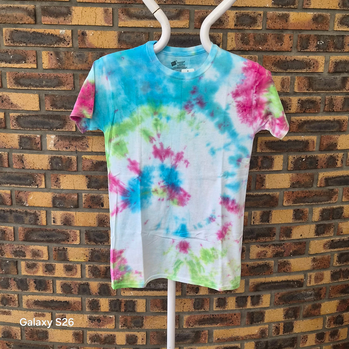 T-shirt Hanes ComfortSoft tie-dye pastel – S