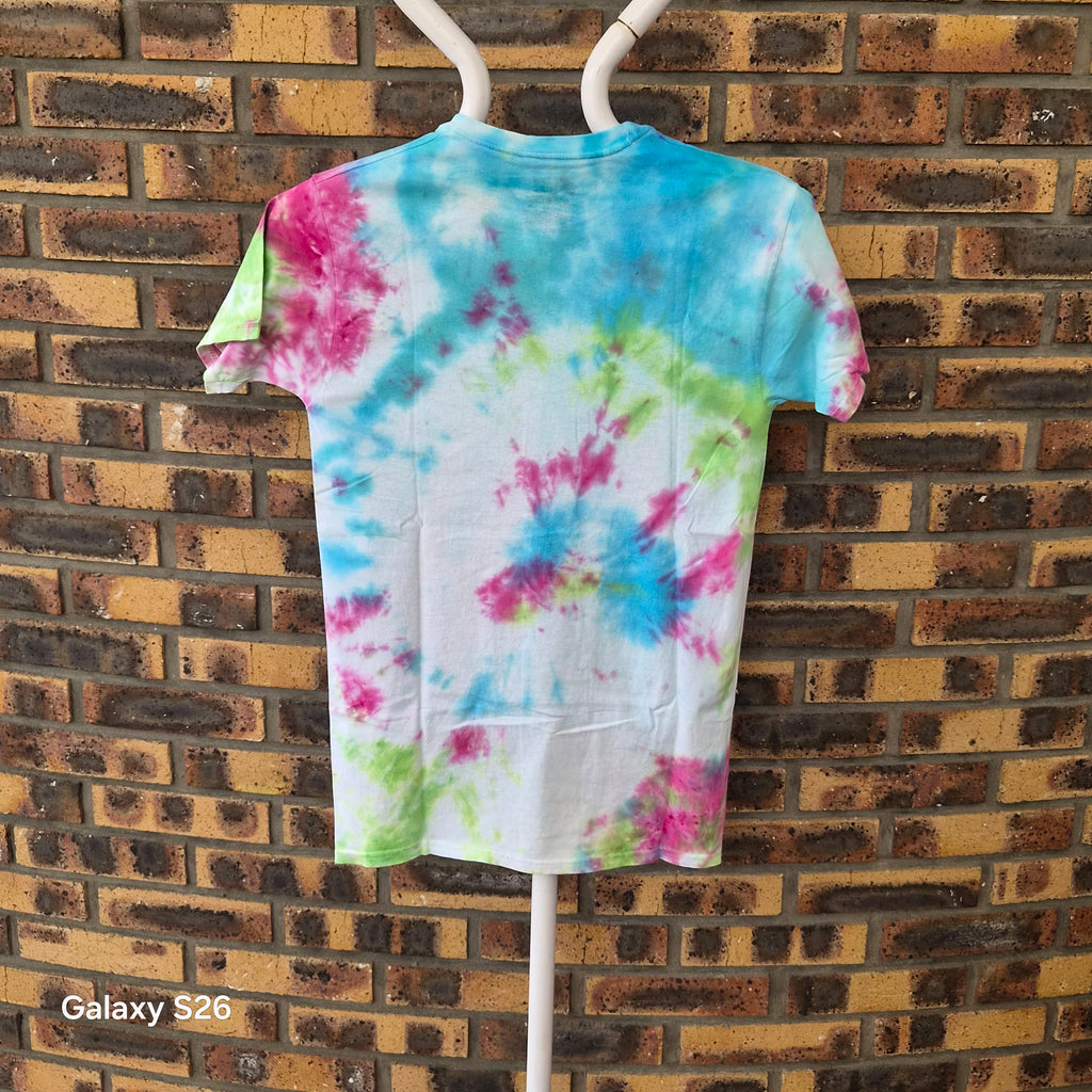 T-shirt Hanes ComfortSoft tie-dye pastel – S
