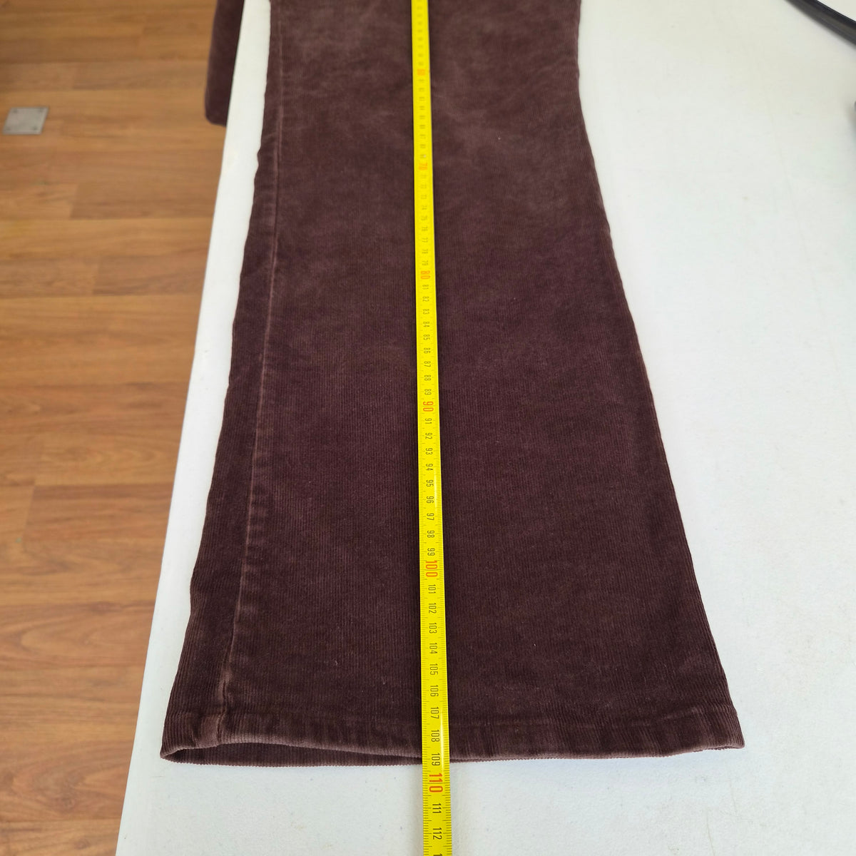 Pantalon St. John’s Bay velours côtelé marron bootcut – T.46