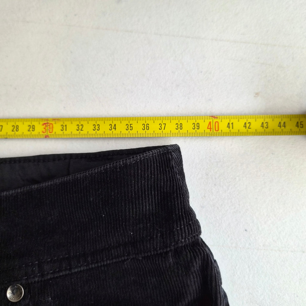 Pantalon Sonoma Life + Style velours côtelé noir – T.36-38