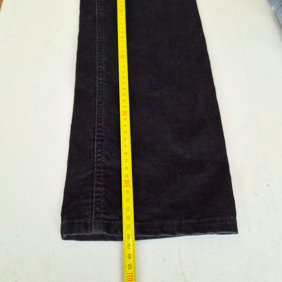 Pantalon Sonoma Life + Style velours côtelé noir – T.36-38