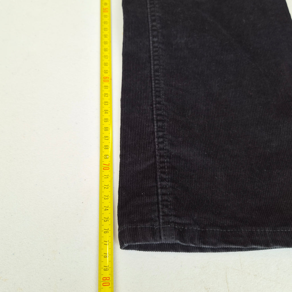 Pantalon Sonoma Life + Style velours côtelé noir – T.36-38
