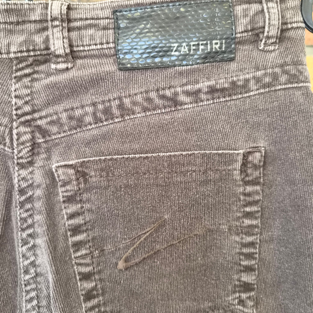 Pantalon Zaffiri velours côtelé marron – T.36