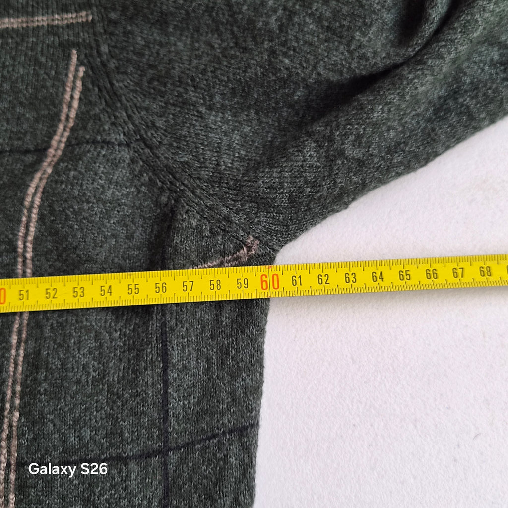 Pull homme Geoffrey Beene vert à carreaux XL