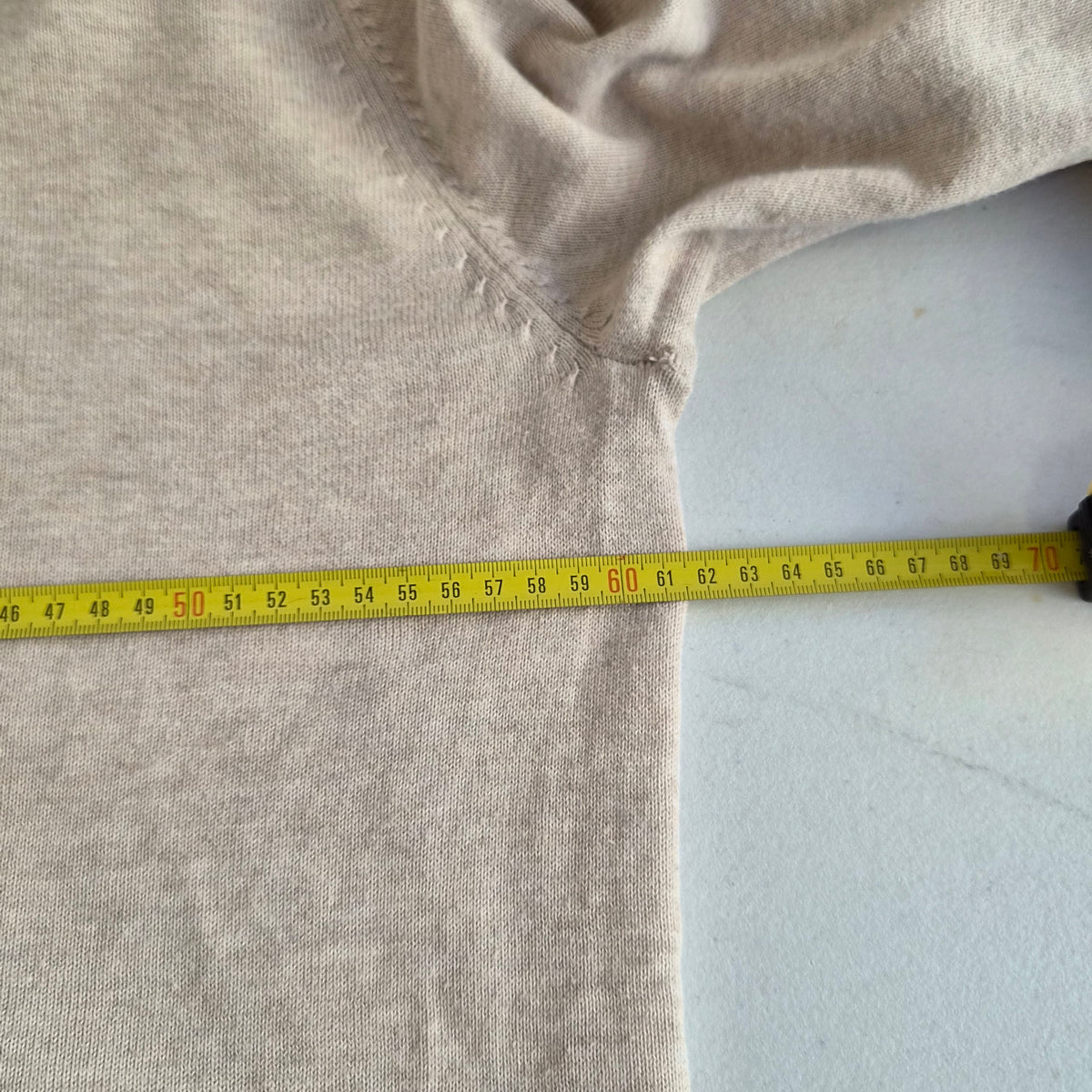 Pull homme GAP beige col V XL 100% coton