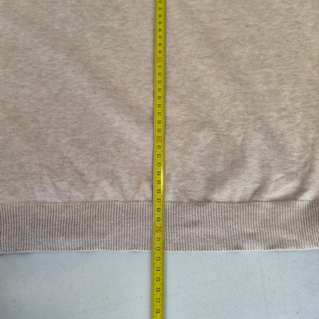 Pull homme GAP beige col V XL 100% coton