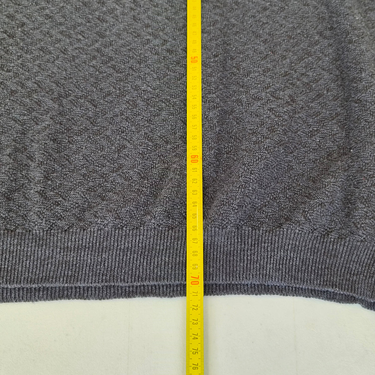 Pull sans manches homme IZOD bleu marine col V XL lin et coton
