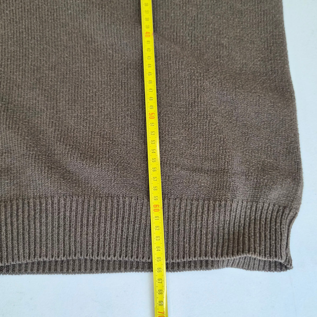 Pull homme Guide Series marron col boutonné L