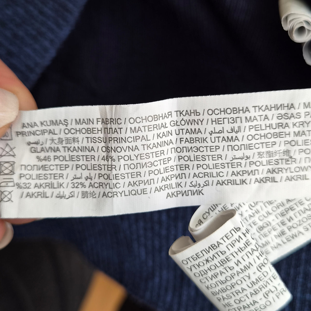 Pull LC Waikiki bleu marine chiné – XL