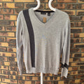Pull DKNY Jeans gris col V – L