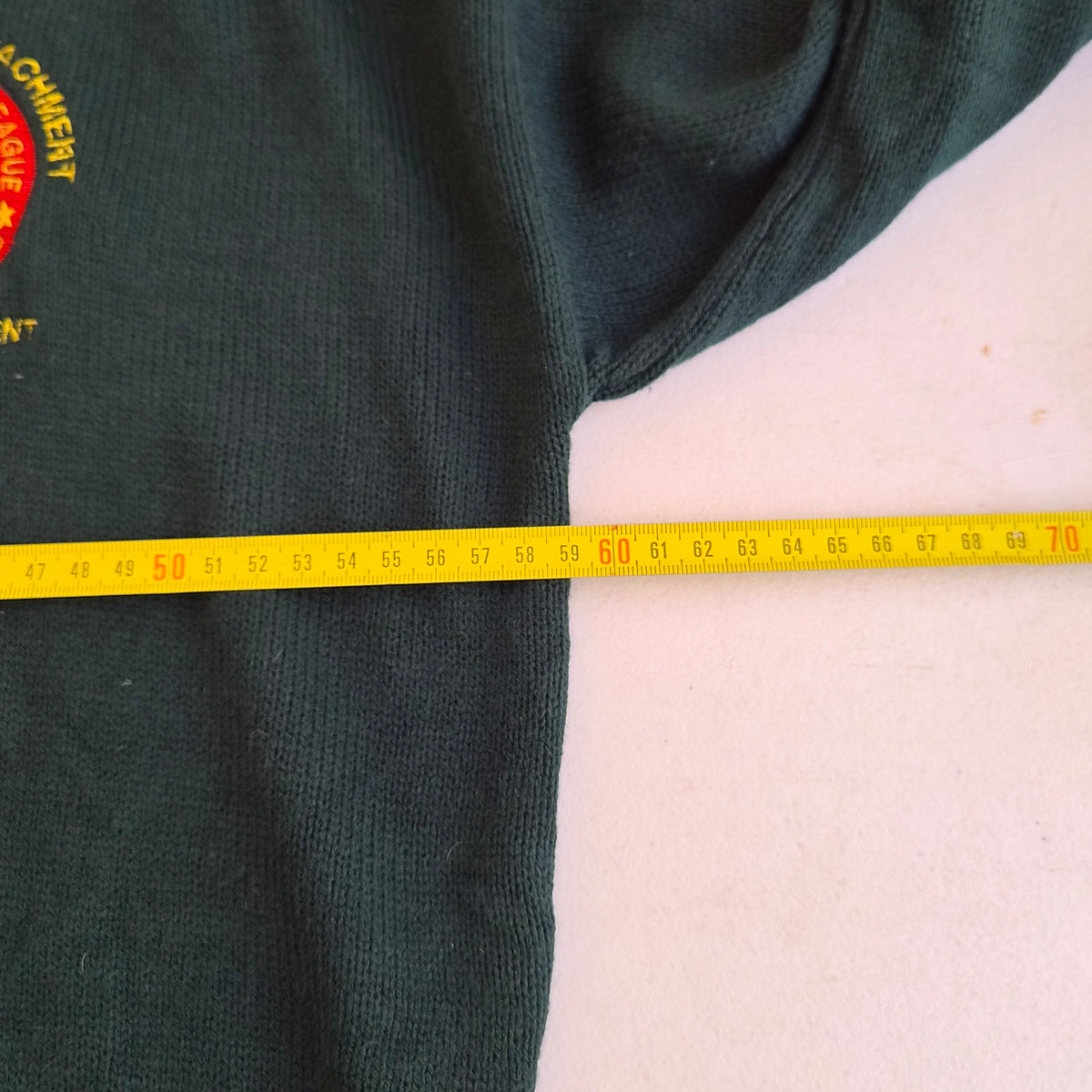 Pull Andrew Rohan Marine Corps Golf vert – L vintage USA