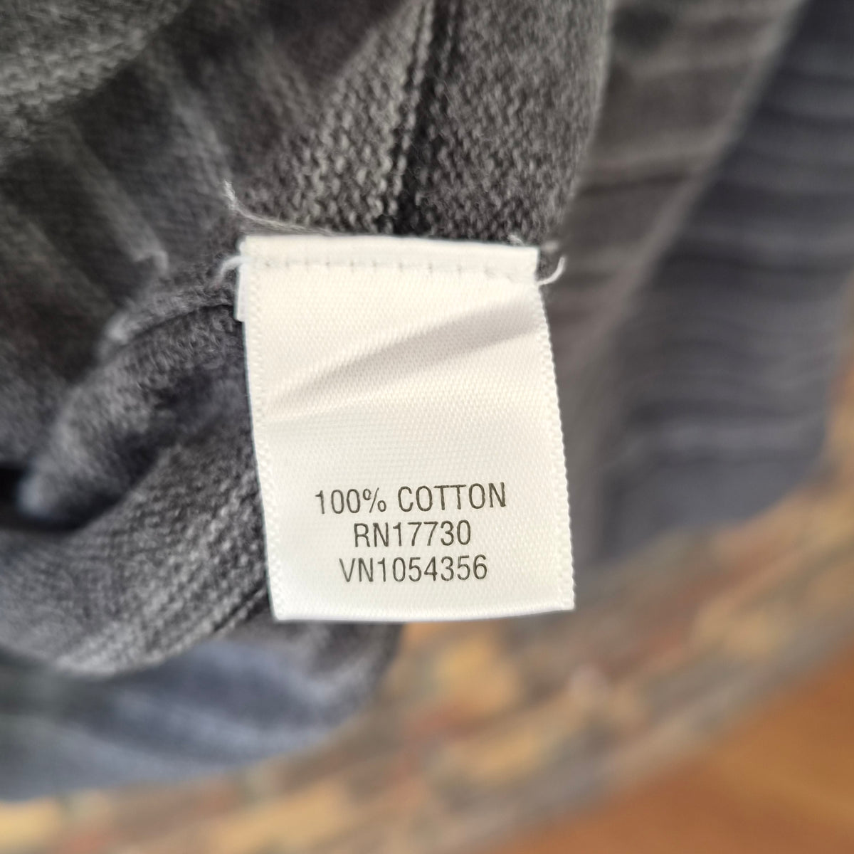 Pull Merona rayé gris col V – L