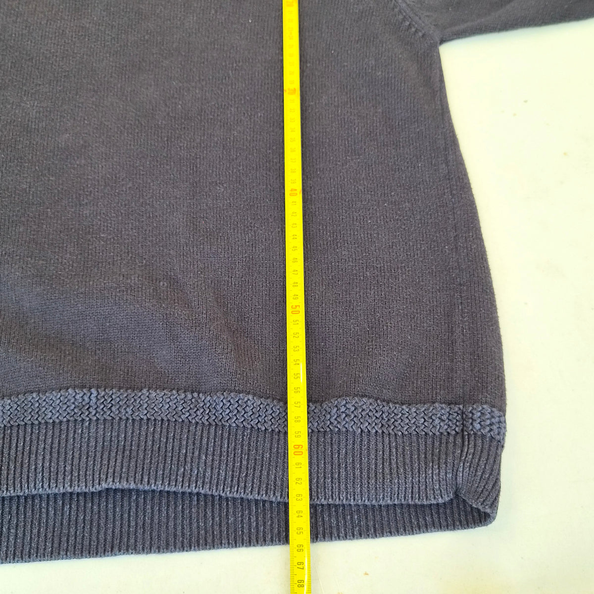 Pull Clearwater Outfitters col châle bleu marine – L