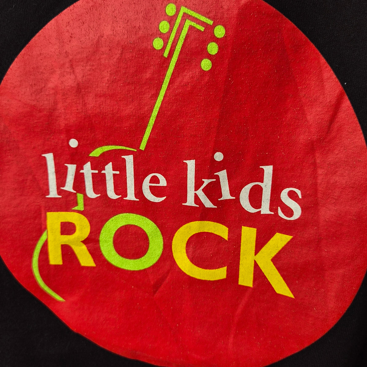 T-shirt Hanes Little Kids Rock noir – S