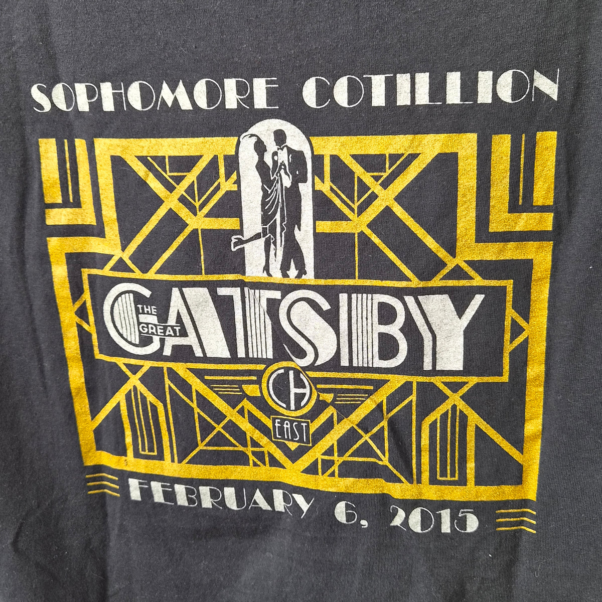 T-shirt Fruit of the Loom The Great Gatsby 2015 noir – M
