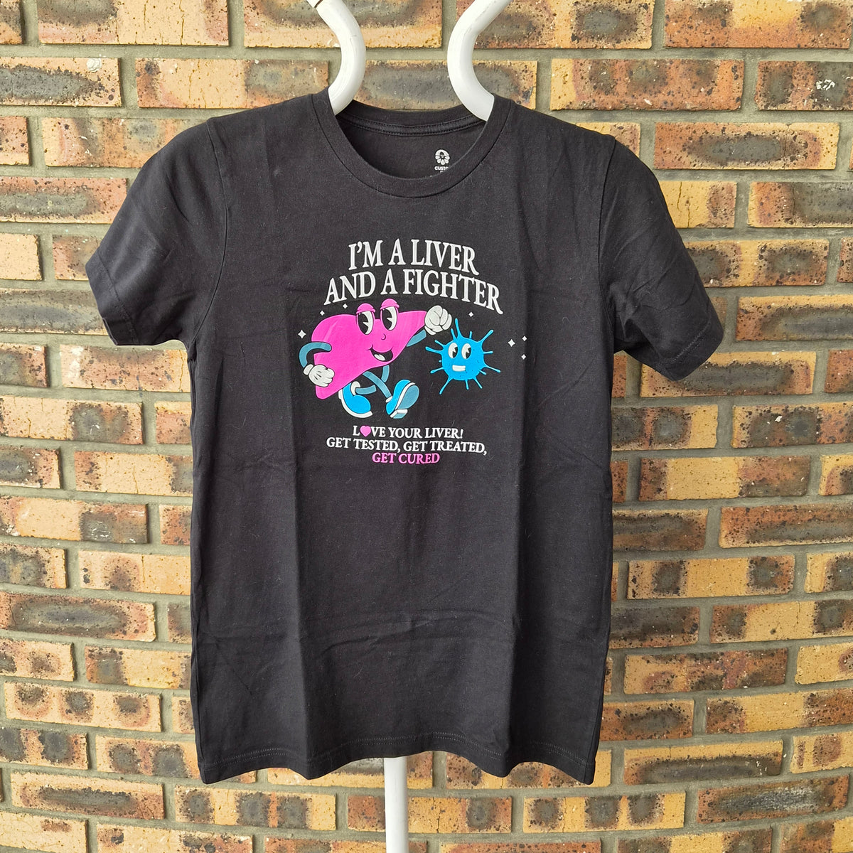 T-shirt Custom Ink Love Your Liver noir – S/M