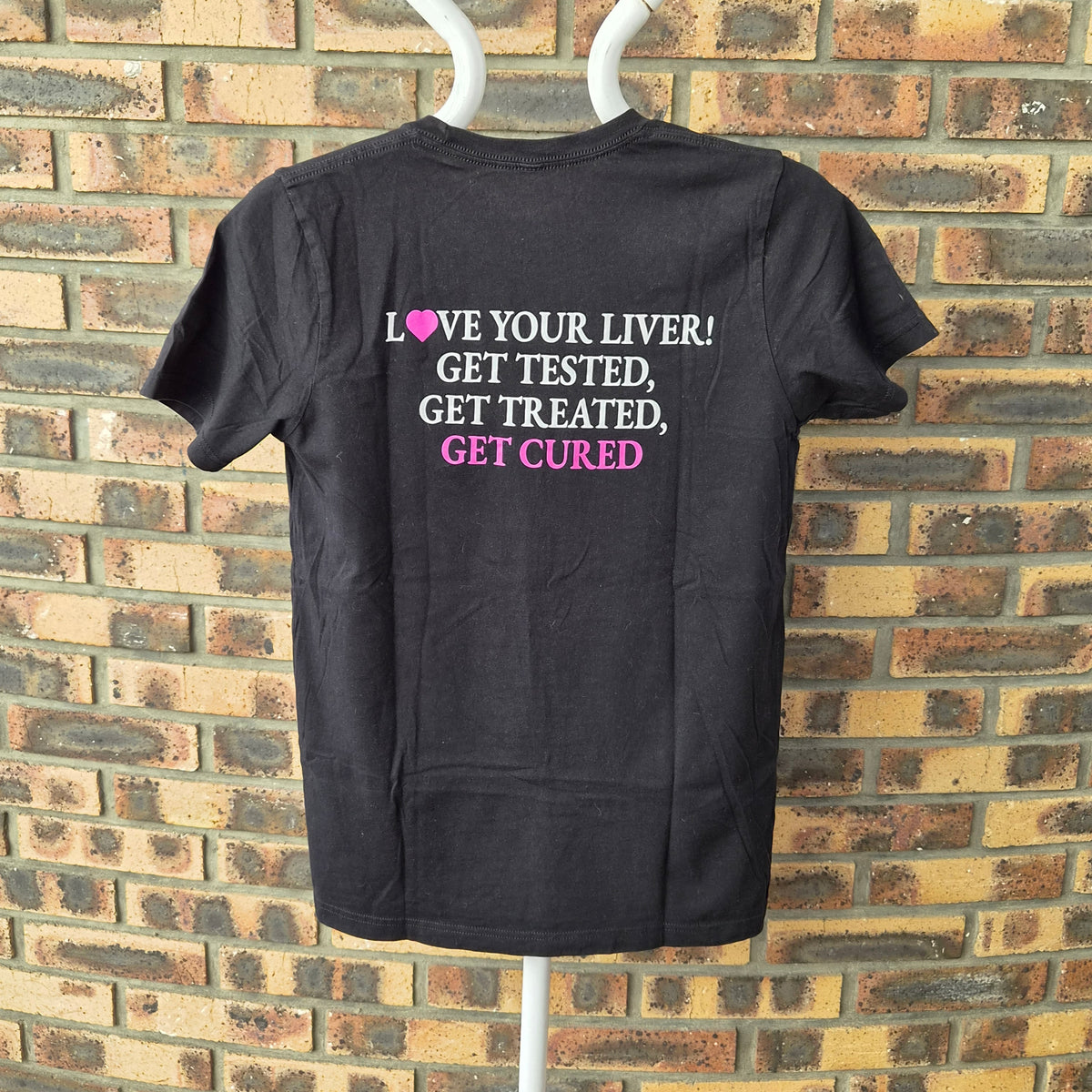 T-shirt Custom Ink Love Your Liver noir – S/M