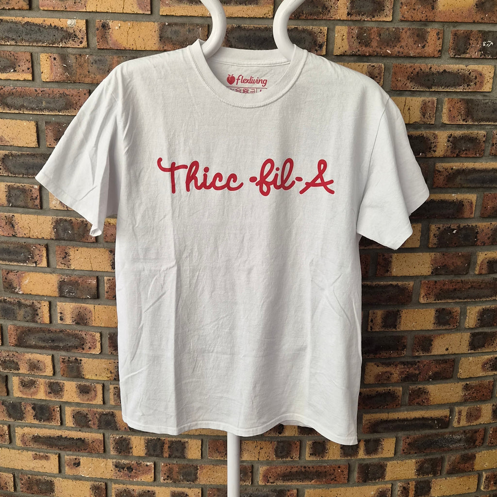 T-shirt Flexliving Thicc-fil-A blanc – L