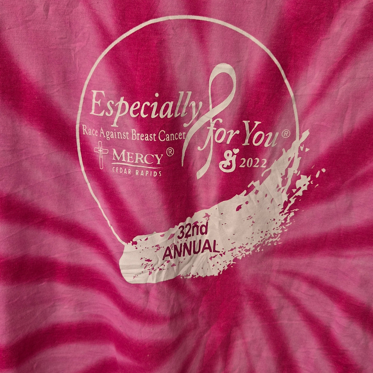 T-shirt tie-dye Especially for You Race 2022 rose – XL